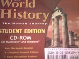 (image for) Holt World History The Human Journey Student Edition CD-ROM (CD)