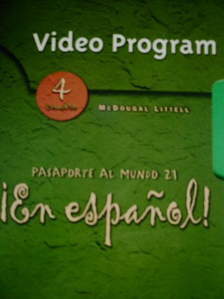 (image for) En espanol! Pasaporte al mundo 21 4Cuatro Video Program (VHS)
