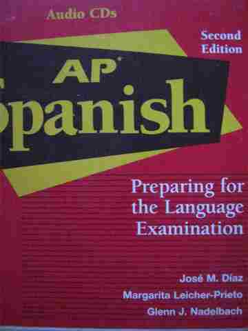 (image for) AP Spanish 2nd Edition Audio CDs (CD)(Pk) by Diaz, Leicher-Prieto & Nadelbach
