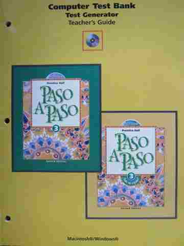 (image for) Paso A Paso 3 2e Computer Test Bank Teacher's Guide (TE)(P)