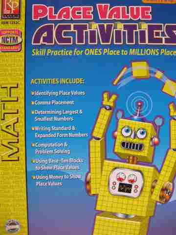 (image for) Place Value Activities Skill Practice for Ones Place to Millions Place! Grade 2 & Up (P) by Marcella Acosta