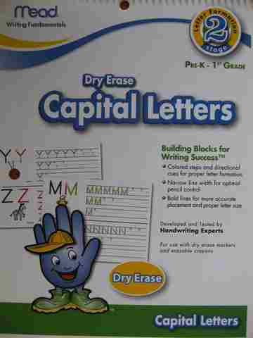 (image for) Dry Erase Capital Letters Letter Formation Stage 2 (Spiral)