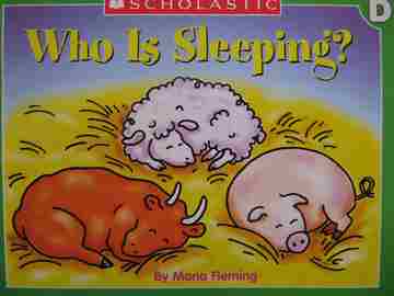 (image for) Little Leveled Readers D Who Is Sleeping? (P) by Maria Fleming