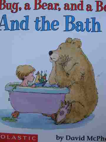 (image for) SeeSaw A Bug A Bear & A Boy & the Bath (P) by David McPhail