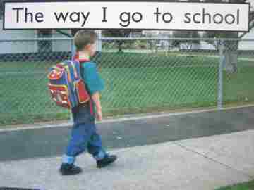 (image for) PM Starters One The Way I go to School (P) by Beverley Randell, Jenny Giles, & Annette Smith