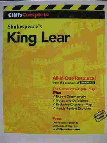 (image for) CliffsComplete Shakespeare's King Lear (H) by Sidney Lamb