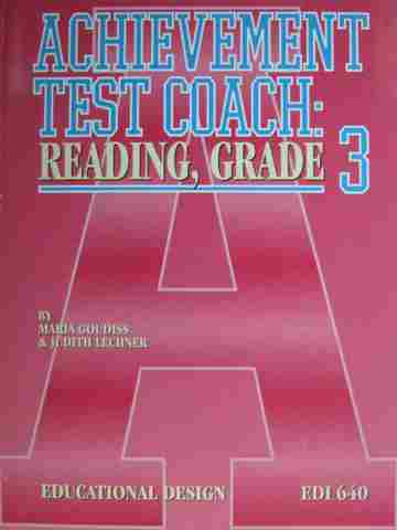 (image for) Achievement Test Coach Reading Grade 3 (P) by Goudiss & Lechner