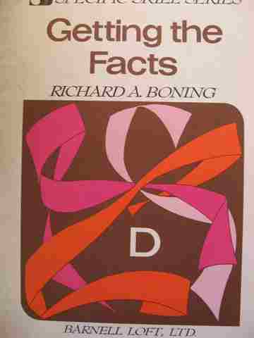 (image for) Specific Skill Series Getting the Facts D 2e (P) by Richard Boning
