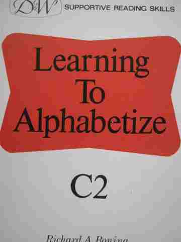 (image for) D&W Supportive Reading Skills Learning to Alphabetize C2 (P) by Boning