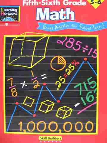 (image for) Learning Horizons 5th-6th Grade Math Skill Builders Series (P)