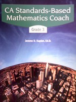 (image for) CA Standards-Based Mathematics Coach Grade 3 (P) by Kaplan