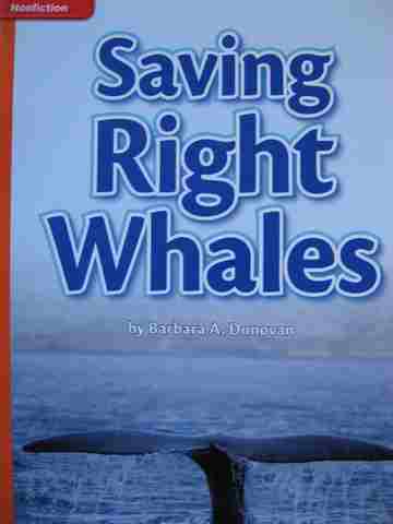 (image for) Leveled Reader Library 6 Saving Right Whales (P) by Barbara A Donovan