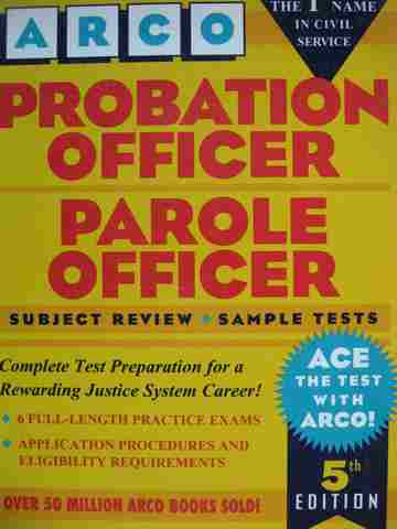 (image for) Arco Probation Officer Parole Office Subject Review & Sample Tests 5e (P) by Hy Hammer