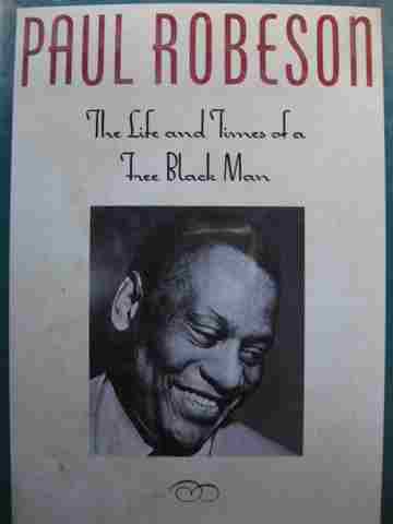 (image for) Paul Robeson The Life & Times of a Free Black Man (H) by Virginia Hamilton
