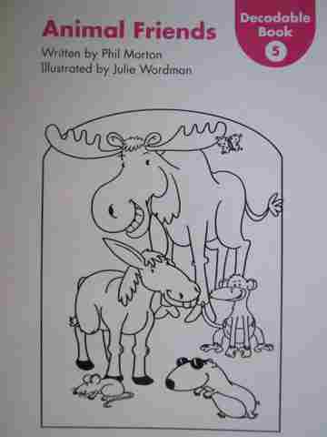 (image for) Kindergarten Decodable Book 5 Animal Friends (P) by Phil Morton