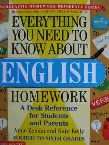 (image for) Everything You Need to Know About English Homework Grades 4-6 (P)