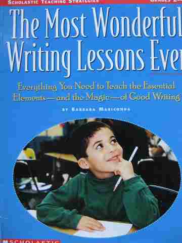 (image for) Most Wonderful Writing Lessons Ever Grades 2-4 (P) by Barbara Mariconda