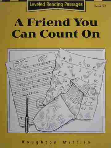(image for) Leveled Reading Passages Book 22 A Friend You Can Count On (P) by Calderon