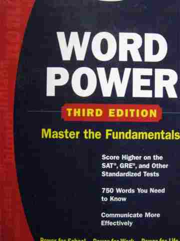 (image for) Word Power 3rd Edition (P) by Meg F Schneider