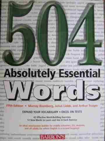 (image for) 504 Absolutely Essential Words 5th Edition (P) by Bromberg, Liebb & Traiger
