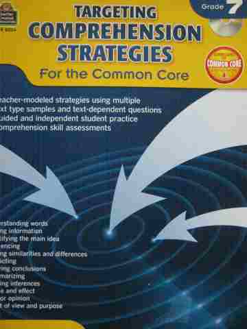 (image for) Targeting Comprehension Strategies for the Common Core Grade 7 (P) by Jones & Krysinski