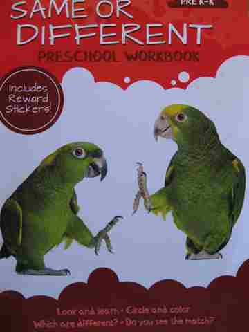 Same or Different Preschool Workbook (P) (image for) Same or Different Preschool Workbook (P)
