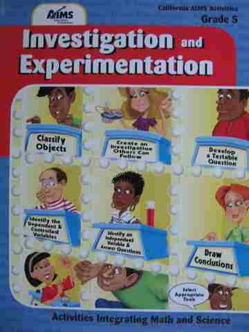 (image for) California AIMS Activities Grade 5 Investigation and Experimentation (CA)(P)