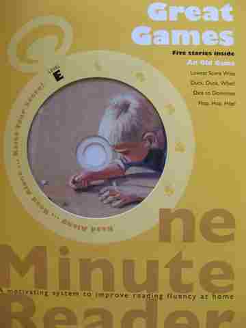 (image for) One Minute Reader Level E Great Games (P) by Tom Ihnot & Candyce Ihnot
