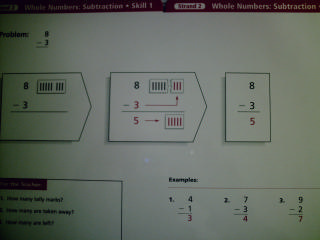 (image for) Math Steps Strand 2 Whole Numbers Subtraction Skill (Card)