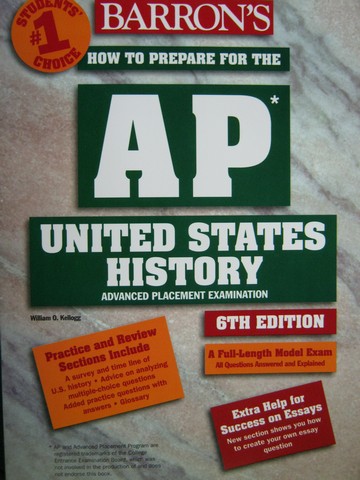 (image for) Barron's How to Prepare for the AP United States History 6e (P)