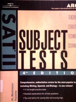 (image for) SAT II Subject Tests 4th Edition (P) by Thomas H. Martinson