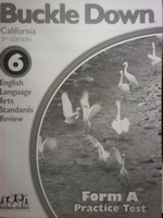 (image for) Buckle Down 6 English Language Arts Standard Review 2e A (CA)(P) - Click Image to Close