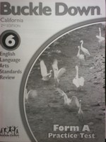 (image for) Buckle Down 6 English Language Arts Standard Review 2e A (CA)(P)