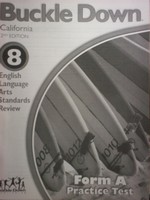 (image for) Buckle Down 8 English Language Arts Standard Review 2e A (CA)(P)