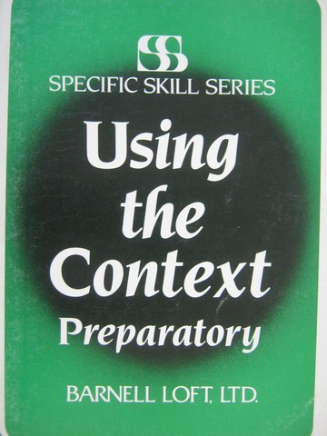 (image for) Specific Skill Series Using the Context Preparatory Level 2e (P) by Richard Boning