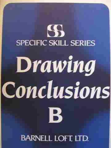 (image for) Specific Skill Series Drawing Conclusions Book B 2e or 3e (P) by Richard Boning