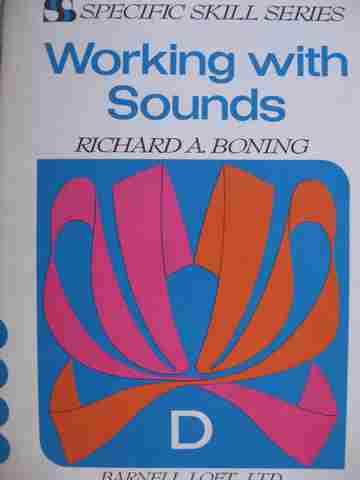(image for) Specific Skill Series Working with Sounds Book D 2e/3e (P) by Boning