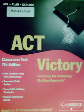 ACT Victory 7th Edition Teacher's Guide (TE)(Spiral) (image for) ACT Victory 7th Edition Teacher's Guide (TE)(Spiral)