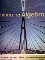 (image for) Bridge to Algebra Teacher's Resources & Assessment Vol 1 (TE)(P)