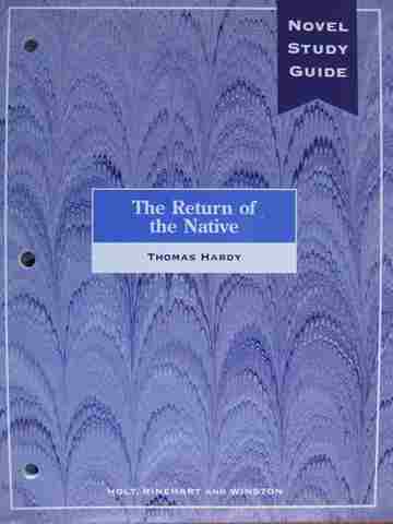 (image for) Novel Study Guide The Return of the Native (P) by Tomlinson