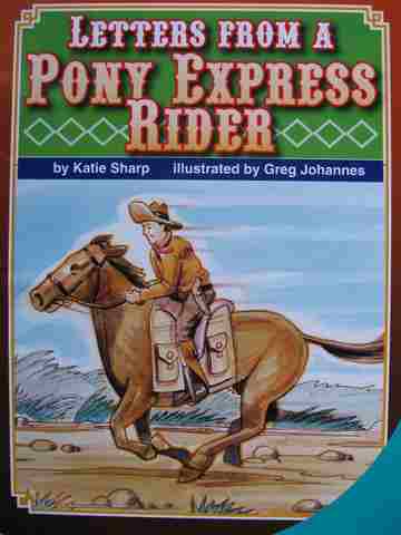 (image for) SRA Leveled Readers 5 Letters from a Pony Express Rider (P) by Katie Sharp