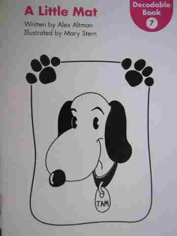 (image for) Kindergarten Decodable Book 7 A Little Mat (P) by Alex Altman
