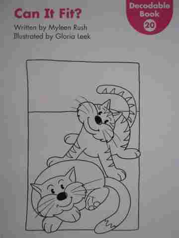 (image for) Kindergarten Decodable Book 20 Can It Fit? (P) by Myleen Rush