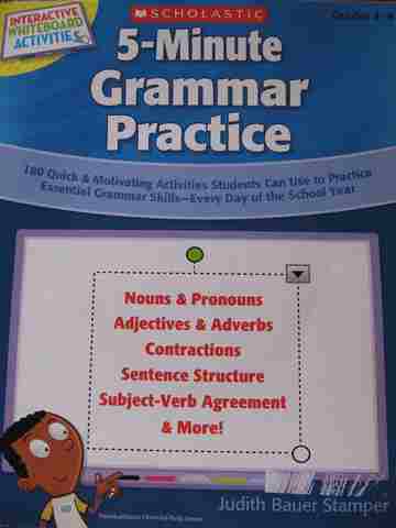 (image for) 5-Minute Grammar Practice Grades 4-8 (P) by Judith Bauer Stamper