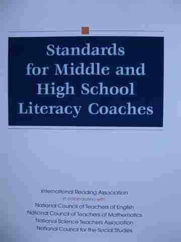 (image for) Standards for Middle School & High School Literacy Coaches (P)