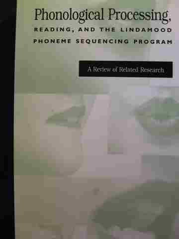(image for) LiPS Program Phonological Processing Reading & the Lindamood Phoneme Sequencing Program (P)