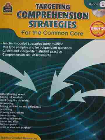 (image for) Targeting Comprehension Strategies for the Common Core Grade 6 (P) by Jones & Krysinski