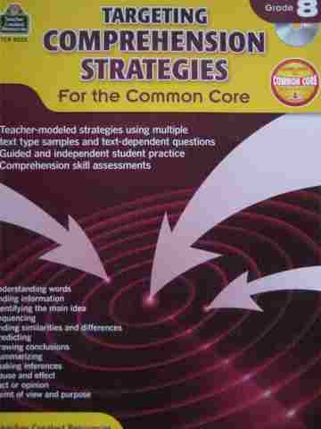 (image for) Targeting Comprehension Strategies for the Common Core Grade 8 (P) by Jones & Krysinski