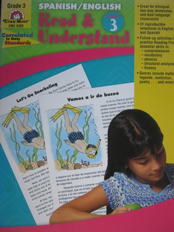 (image for) Spanish English Read & Understand Grade 3 (P) by Jo Ellen Moore