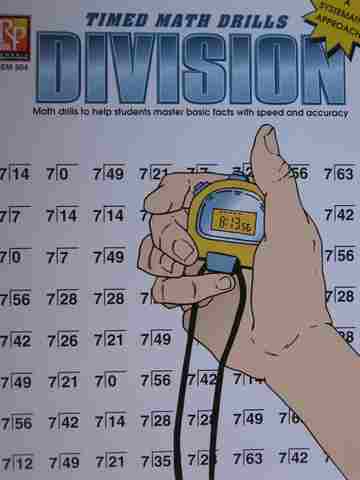 (image for) Timed Math Drills Division (P)